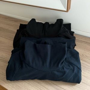 James Perse Turtleneck Dress - set of 2